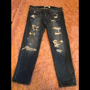 Abercrombie and Fitch jeans.